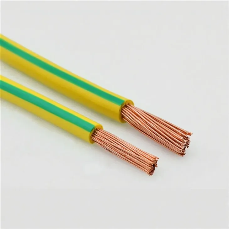 Flexible 10mm Green Yellow Earth Cable For Wiring suppliers