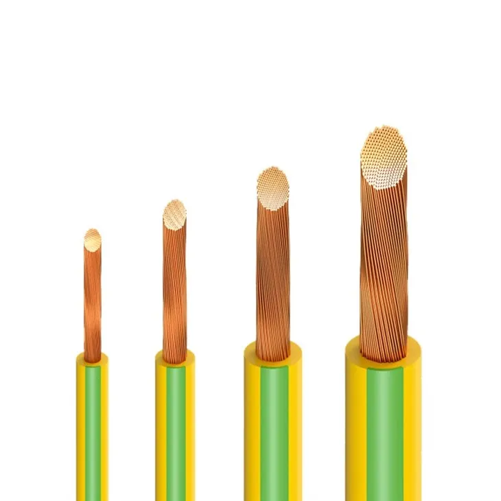 Flexible 10mm Green Yellow Earth Cable For Wiring best
