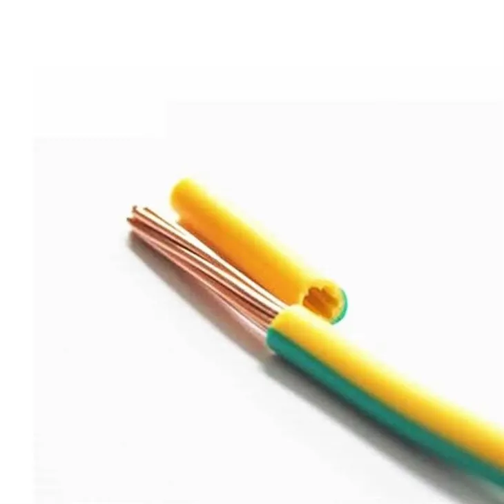 Flexible 10mm Green Yellow Earth Cable For Wiring high quality