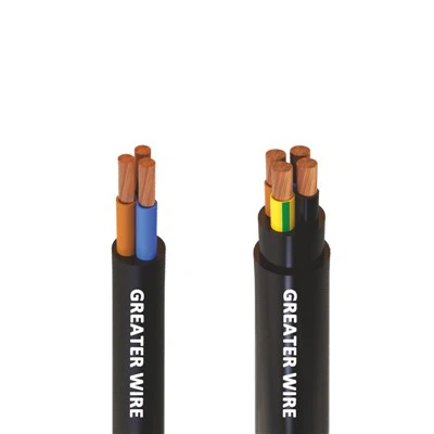 Getah 3 & 4 teras tenggelam kabel bulat